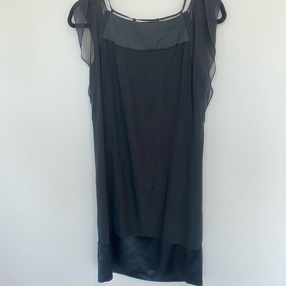 DVF black silk LBD size 6 - Picture 2 of 8